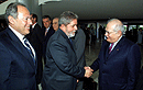 With Brazilian President