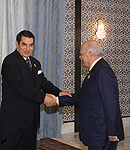 With the tunisian President Zein el-Abidine ben Ali