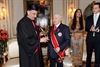The Patriarch Bestows upon Fares the Papal Order& the Maronite Patriarchal Medal