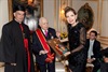 Mrs. Hala Fares receives from the Patriarche the Supreme Order of the Christ